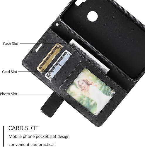 Miniatura 5 de Funda para Huawei Nova 2 Lite LDN-LX2  Y7 Pro 2018 LDN-L22  Y7 Prime 2018 LDN-LX1 LDN-L21  Y7 2018 LDN-L01 LDN-LX3 LDN-L23 Funda con tapa de piel