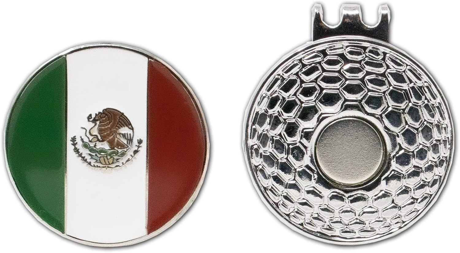 review DA VINCI Magnetic Golf Hat Clip with 1 Inch Embossed Flag of Countries Metal Golf Ball Marker