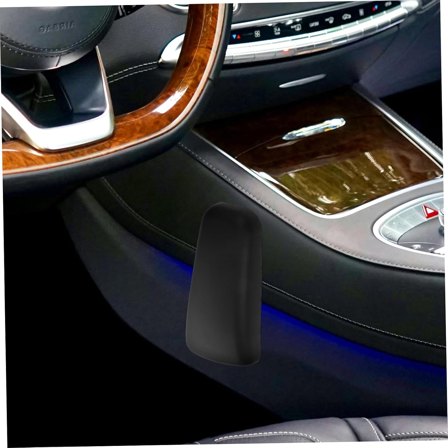 Car Door Leg Cushion Comfort Pad for Car Interiors Fit Elbow Pad Black