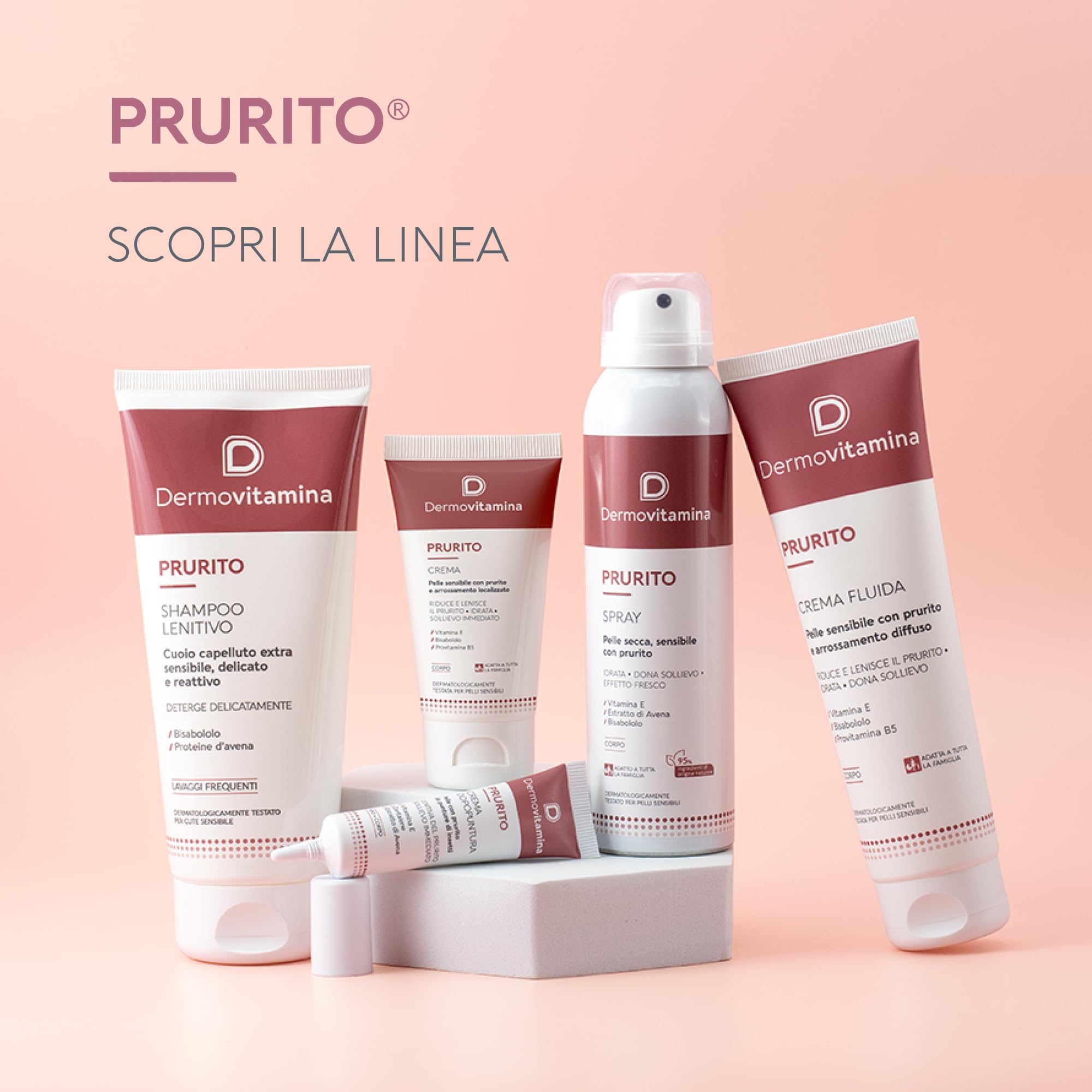 Dermovitamina Prurito Crema Dopopuntura – Lenitiva Immediata per Punture di Insetti –Antizanzara – Viso e Corpo – Per Tutta la Famiglia – Dopo puntura Zanzare Bambini – 15 ml