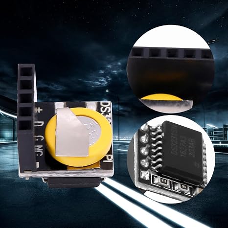 クロックモジュール、4個セット DS3231 高精度RTCクロックモジュール リアルタイムメモリモジュール RTC Hwclock Raspberry Pi用 バッテリー付き