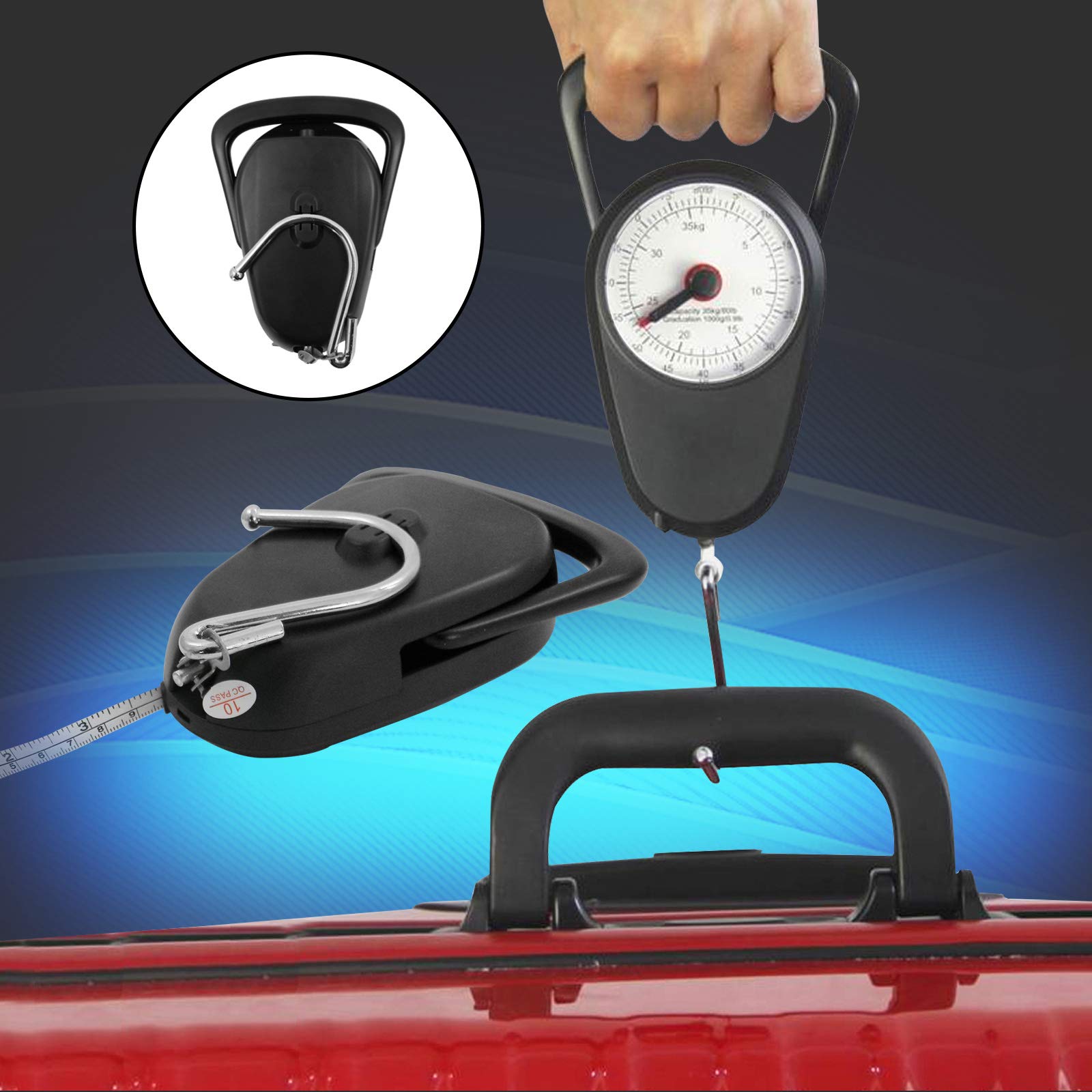 TRAVELY Bilancia Per Valigia Di Alta Qualità, In Acciaio Inox