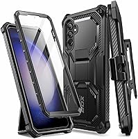 Vista 11 de i-Blason Armorbox - Funda para Samsung Galaxy S23 con soporte y clip para el cinturón, protector de pantalla integrado, 2 marcos frontales