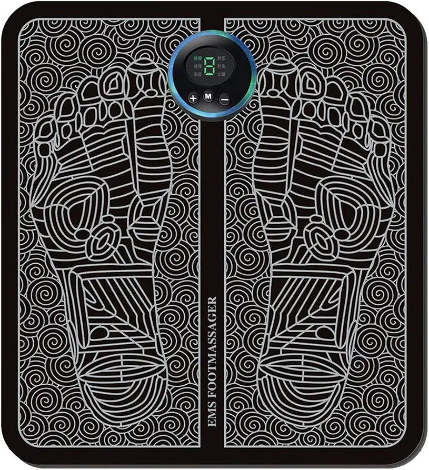 gazechimp Elétrico Estimulador de Pé Massageador Almofada de Circulação Sanguínea Automática para Pés Wandteppich, Tipo de display LED