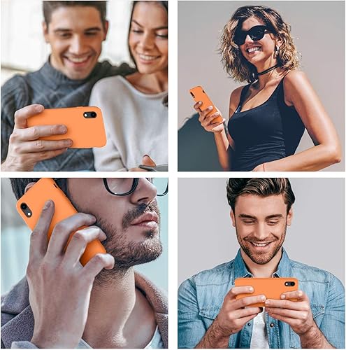 Miniatura 2 de Cordking - Carcasas para iPhone XR, de silicona muy delgada, a prueba de golpes, con forro de microfibra suave a prueba de rayones, de 6.1 pulgadas