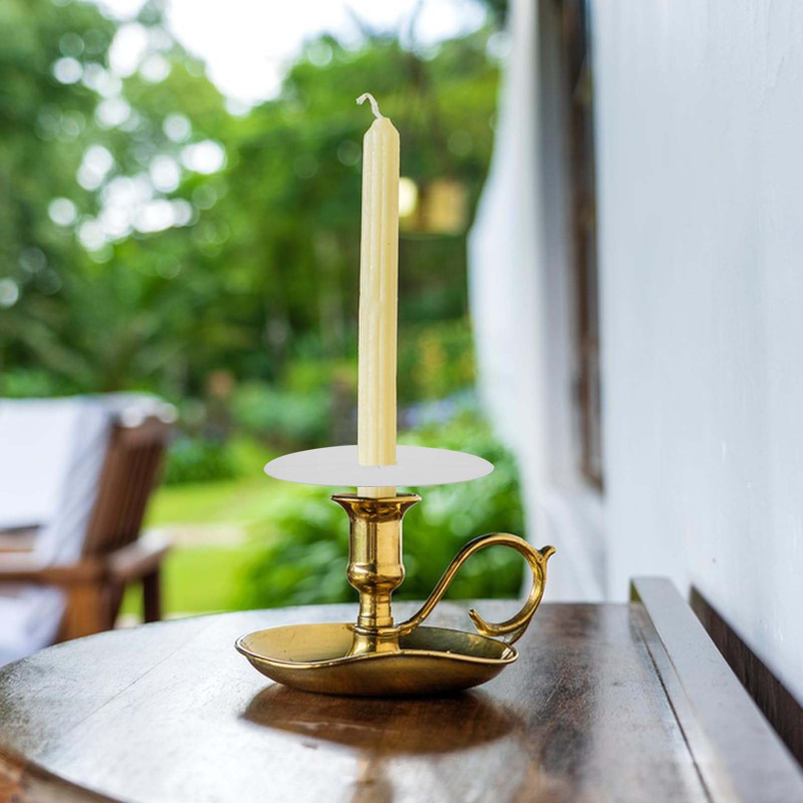 Candele Coniche 25 Cm - Set Da 12, Bianche, Senza Profumo, Antigoccia, Durata 8 Ore, Per Eventi - Foto 3