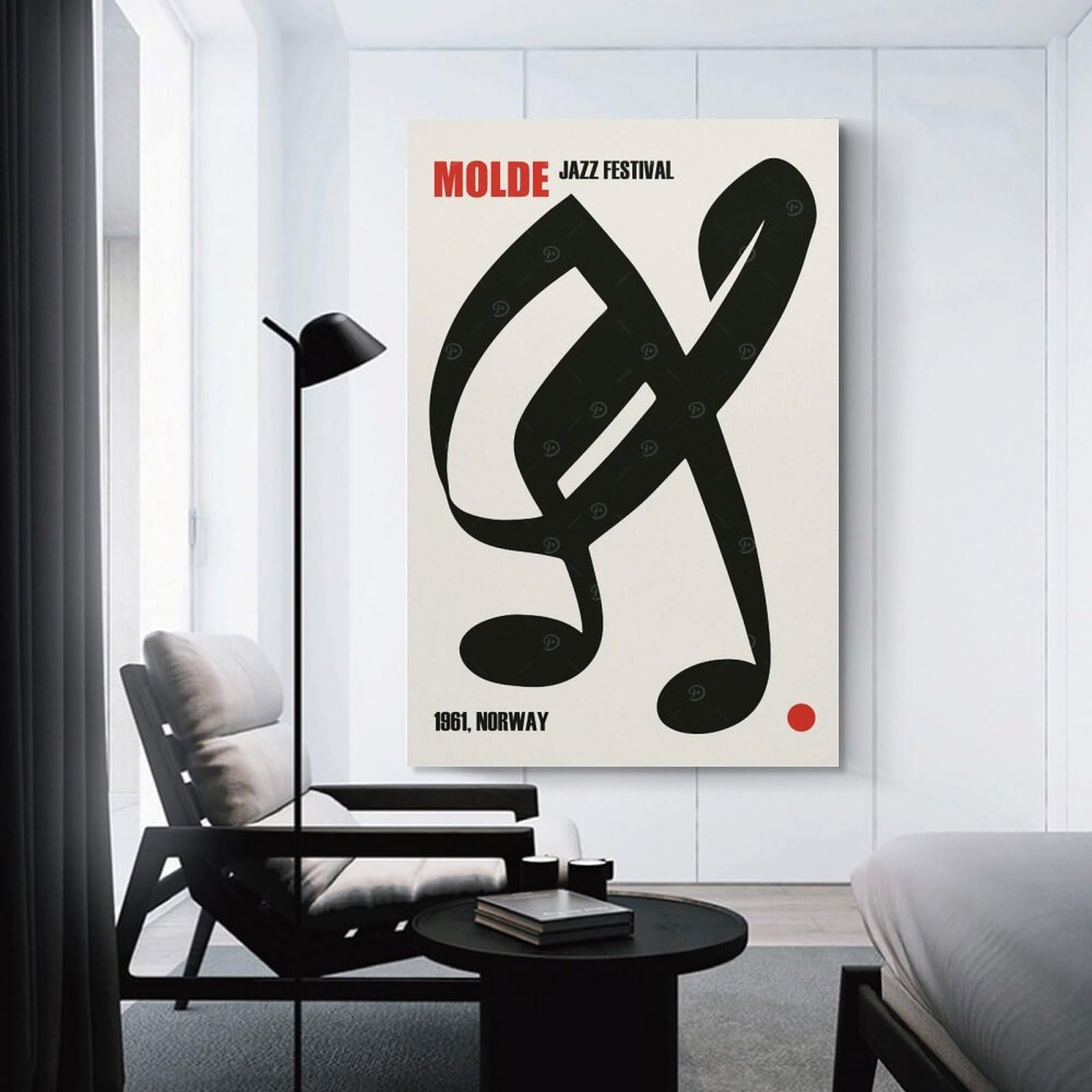 Junmoney Molde Jazz Festival Norway Wall Decor Canvas Print 24x36inch(60x90cm), for Lounge Decor, Bedroom Walls Or Flats, Canvas Styling for A Polished Room Look