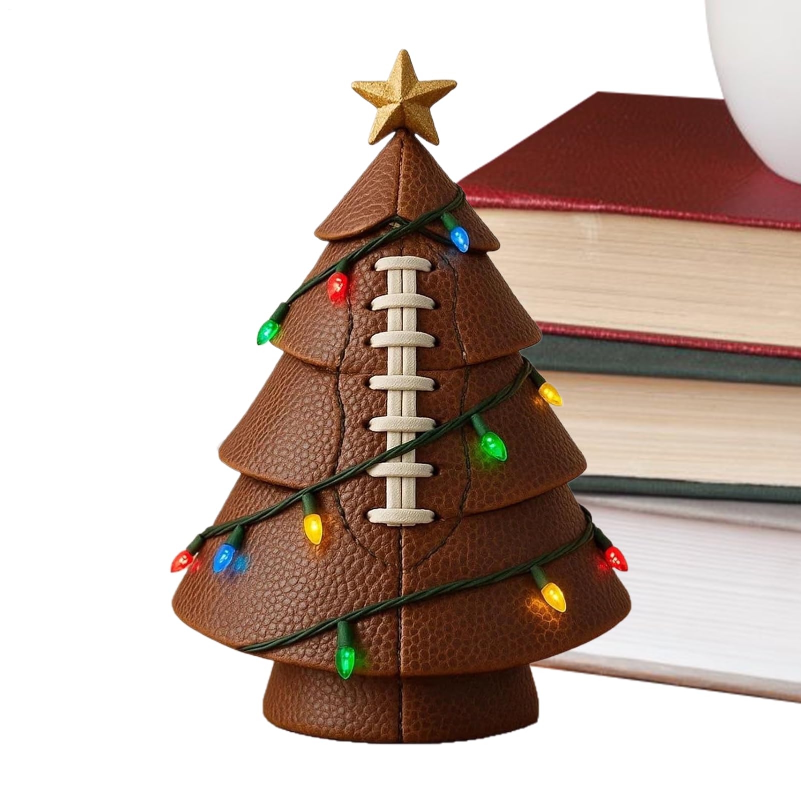 Sapin de Noël football lumineux pour illuminer votre table de chevet et salon