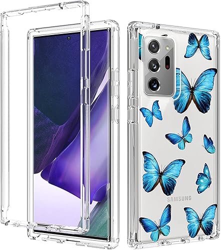 Funda para Galaxy Note 20 Ultra 5G, Samsung Note 20 Ultra para niñas, cuerpo completo, a prueba de golpes, transparente, suave, flexible, funda