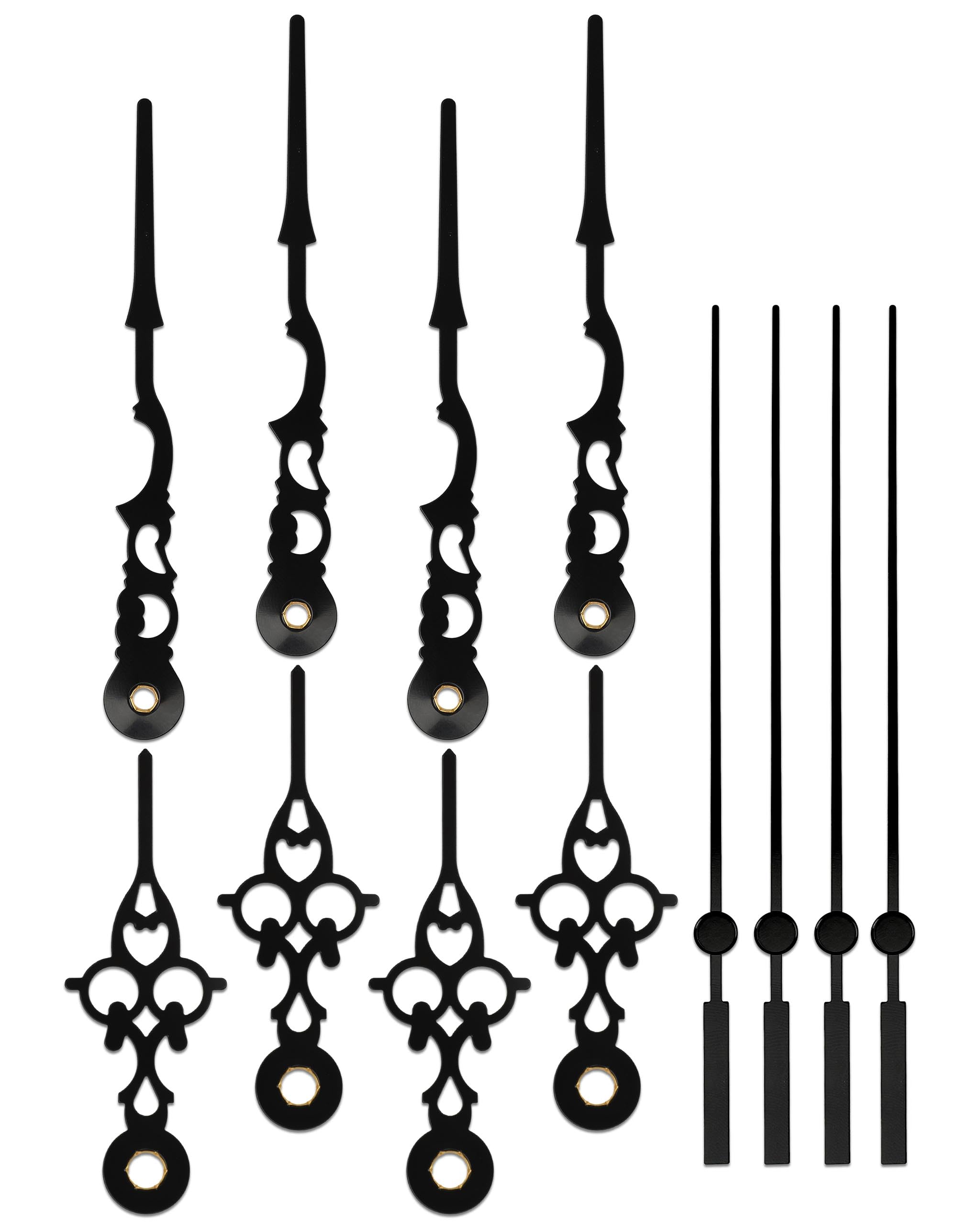 Amazon.com: MCDFL Clock Hands Parts (8 Set, Unique, Black) for Thick ...