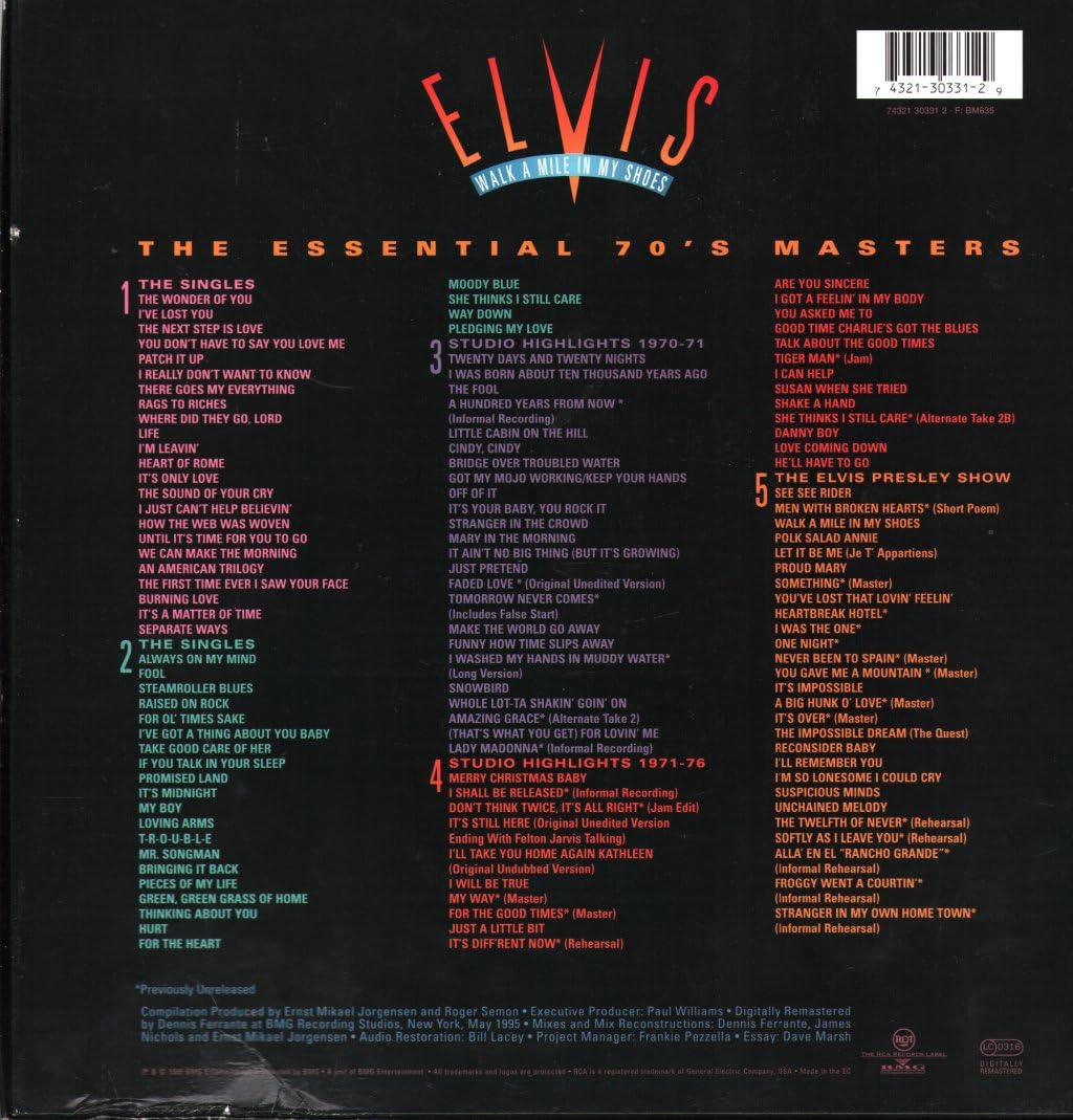 Walk a Mile in My Shoes: The Essential 70's Masters