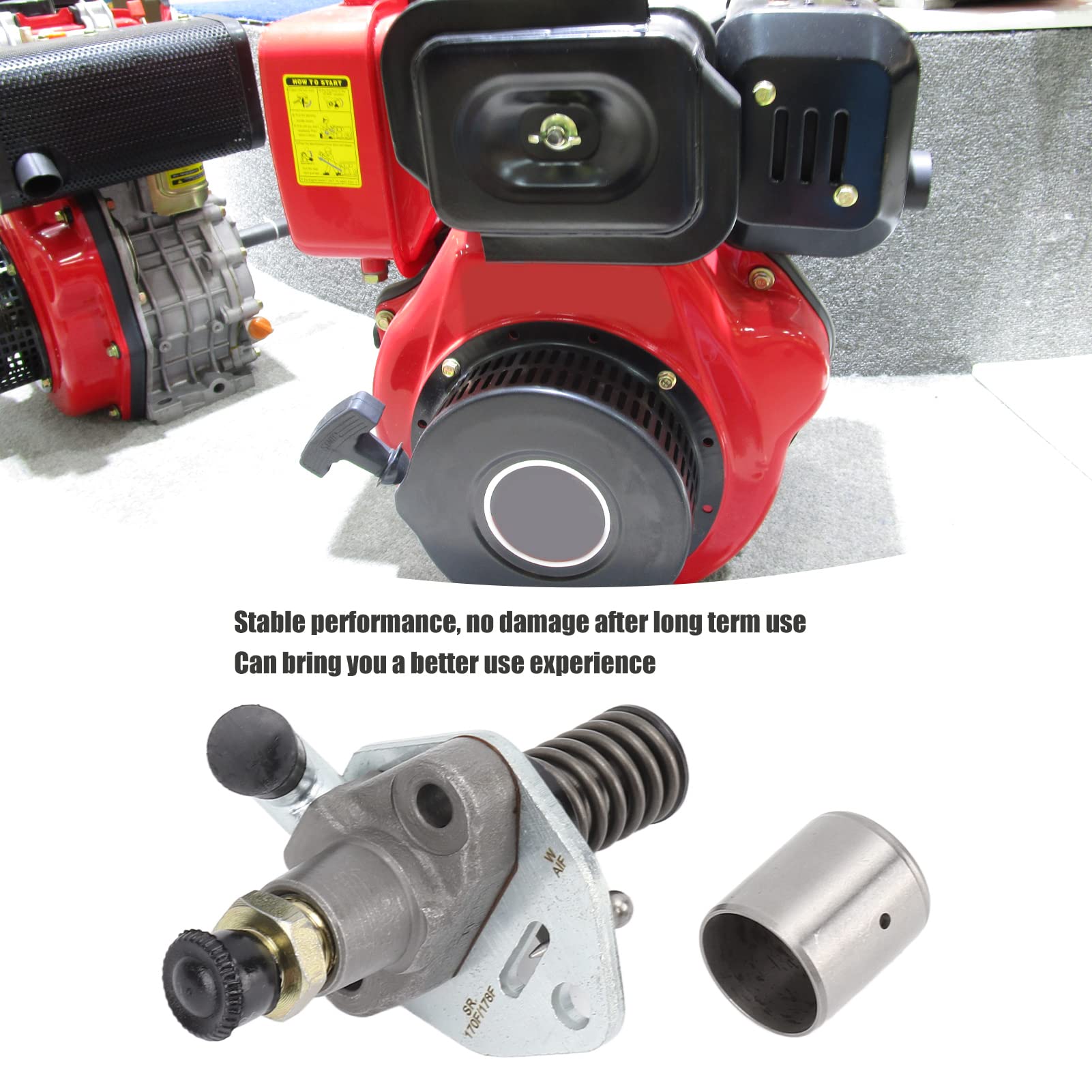 Pompa di iniezione del carburante, 170 F, potenza stabile per macchina da giardino
