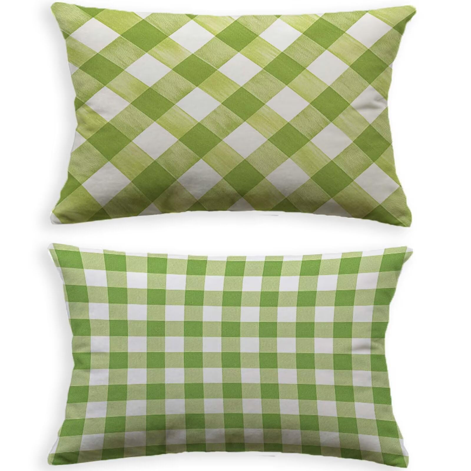 Housses de coussin vert 60x80cm en velours de prestige et finitions haut de gamme O-111P