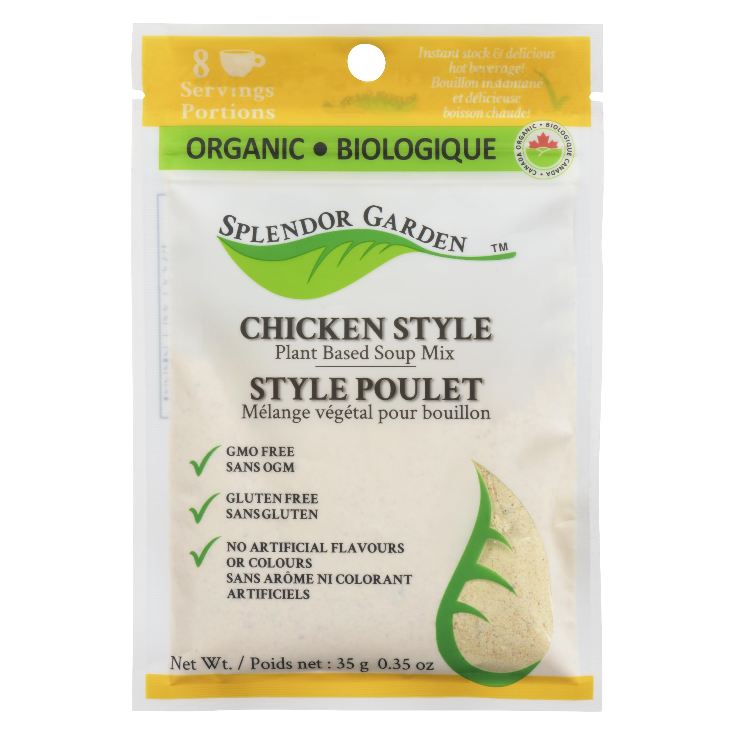 Splendor Garden Organic Chicken Style Plant Based Soup Mix - 35 g ...