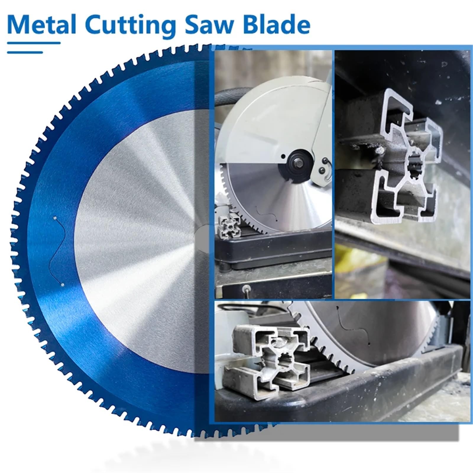 Disco de corte de Metal, hoja de sierra Circular 90T de 355x25,4mm for cortar aluminio, hierro, acero, hoja de sierra de carburo, herramientas de corte de Metal