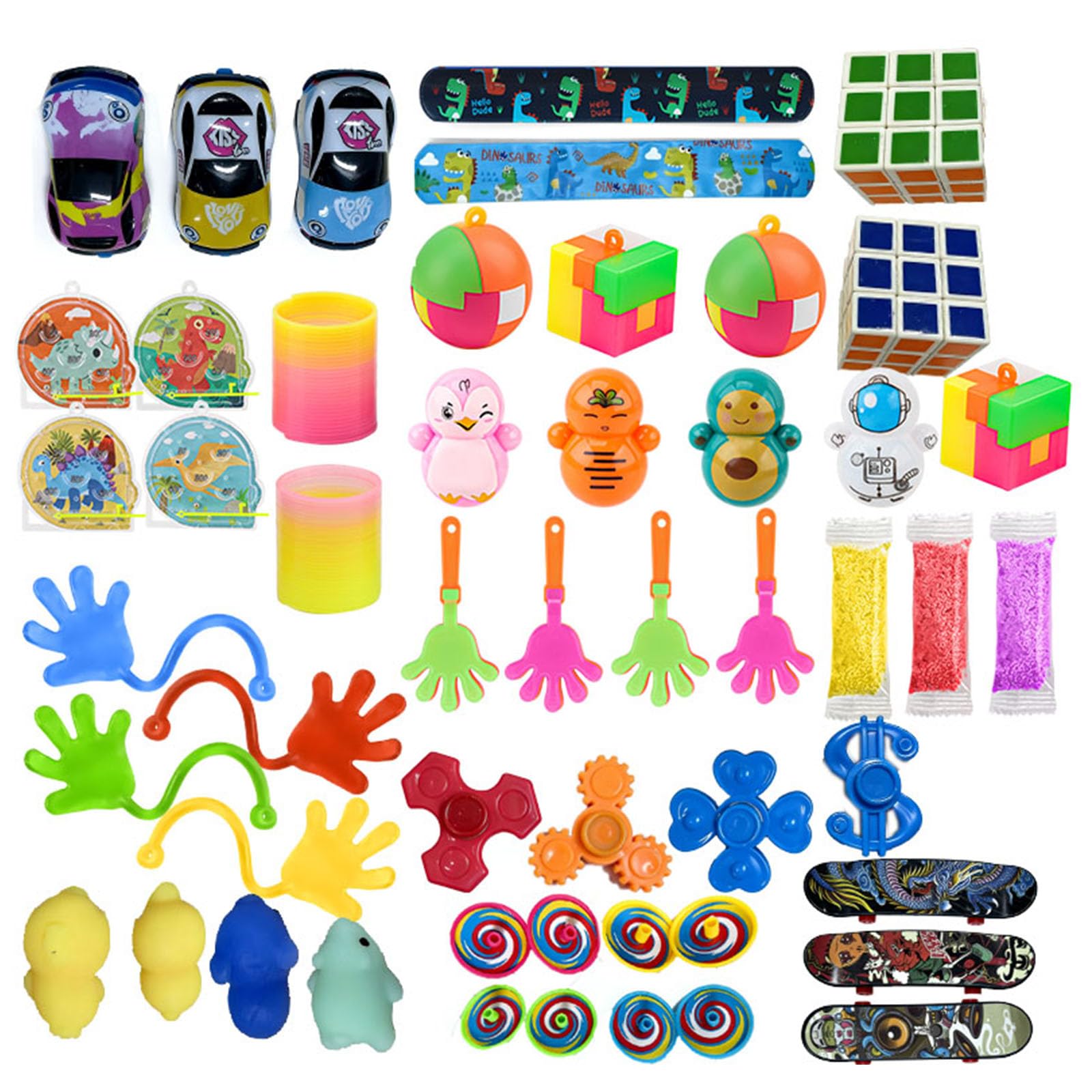 Party Favors for Kids, Pinata Stuffers Treasure Box Toys for Classroom 60 pcs Toys for Goodie Bags for Kids Prize Box for Birthday
