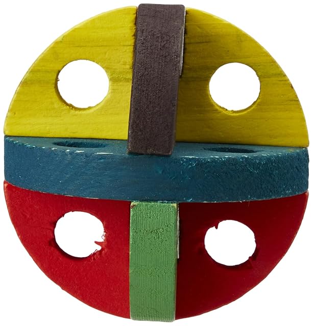 TRIXIE Pelota Juego Madera Comestible, ø8 cm