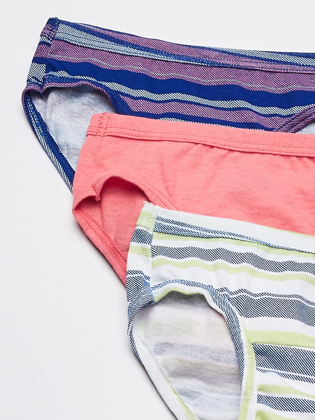 Fruit of the Loom Ropa interior de algodón para niñas, varios paquetes (paquetes de 22 y 24)