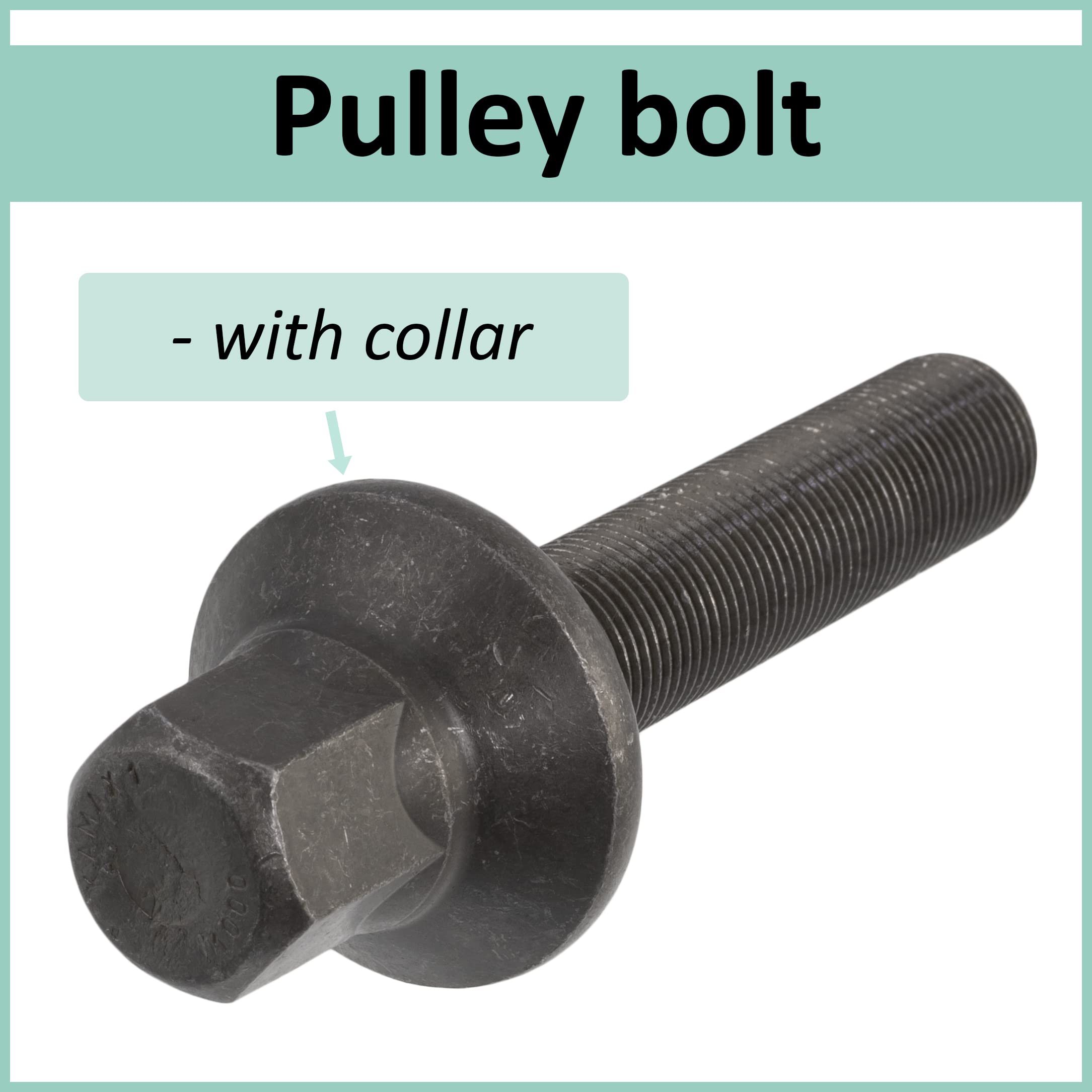 AERZETIX - C66524 - Pulley Bolt M18 with Flange - Compatible with  