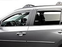 WeatherTech Dark Tint Side Window Deflectors for 2019-2024 Toyota RAV4 Front & Rear - In-Channel Rain Guards, OEM Fit
