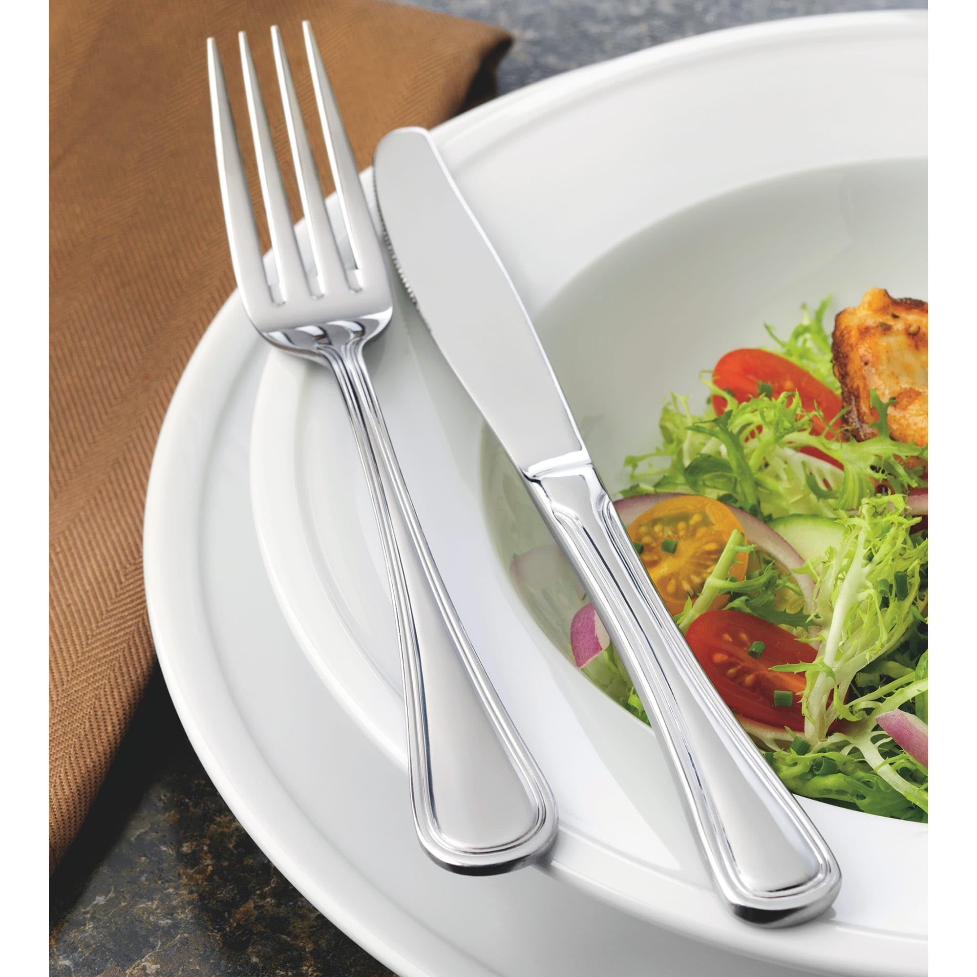 World Tableware 164 5501 McIntosh 8-7/8 Dinner Knife - Dozen