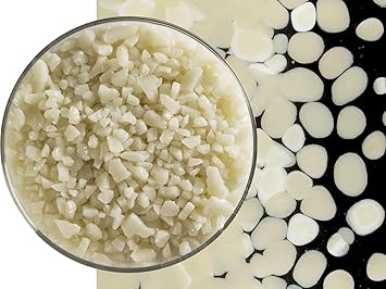 French Vanilla Glass Frit Coarse Bullseye COE 90 Fusible- 2 Ounces