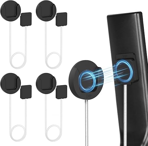 Miniatura 14 de Soporte Magnético para Control Remoto de Montaje en Pared, Paquete de 4 Soportes para Control Remoto de TV para Ventilador/Aire Acondicionado