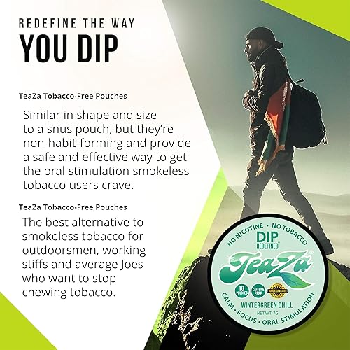 Vista 13 de Teaza Bolsas energéticas, sin tabaco, sin nicotina, sin humo, alternativa al tabaco y inmersión energética, alternativa al tabaco para masticar