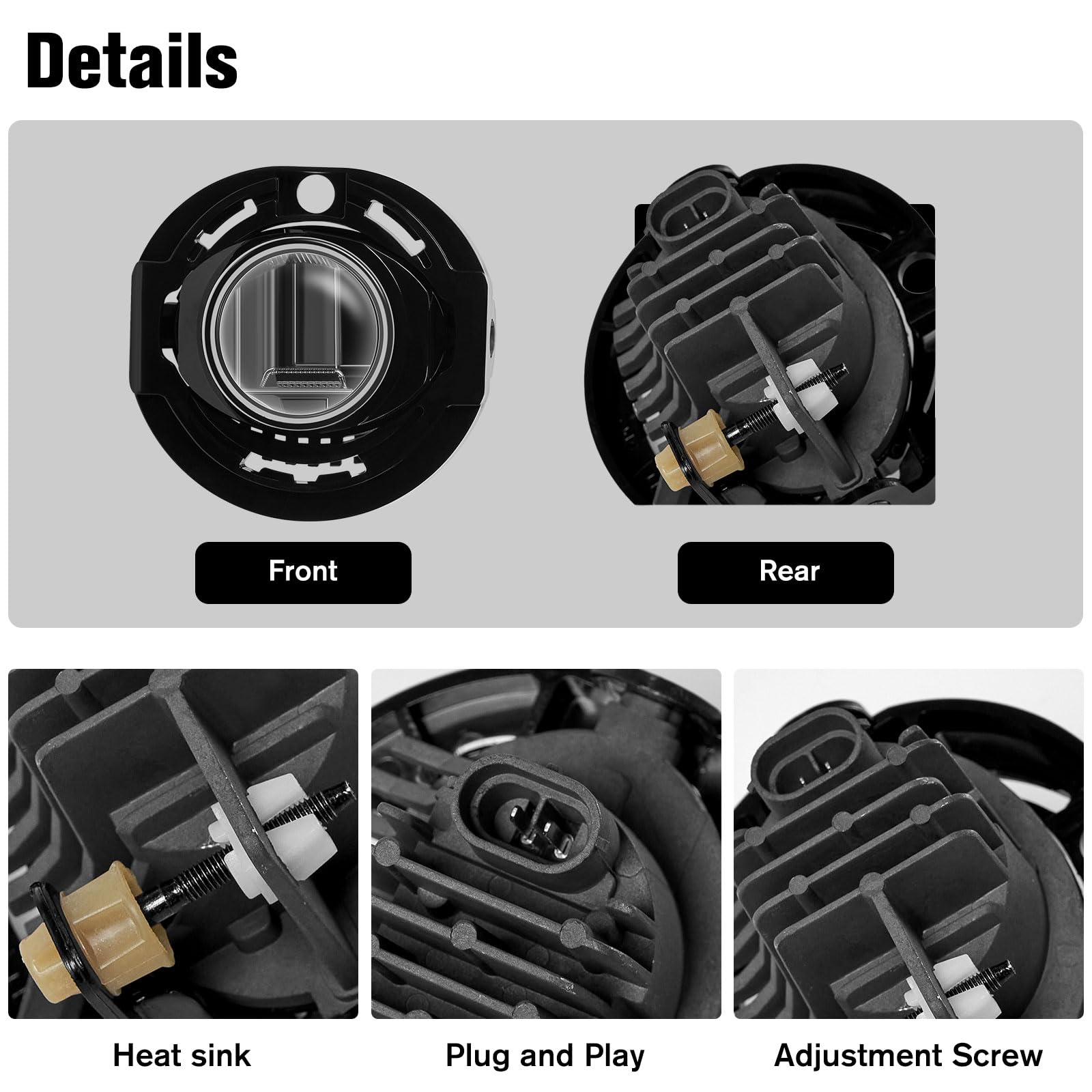 Amazon.com: LitMiRaCle Fog Light Set for Dodge Charger and Chrysler 300  2015-2019 / Jeep Grand Cherokee 2014-2016 / Chrysler Pacifica 2017-2020,  DRL LED Fog Light Clear Lens : Automotive