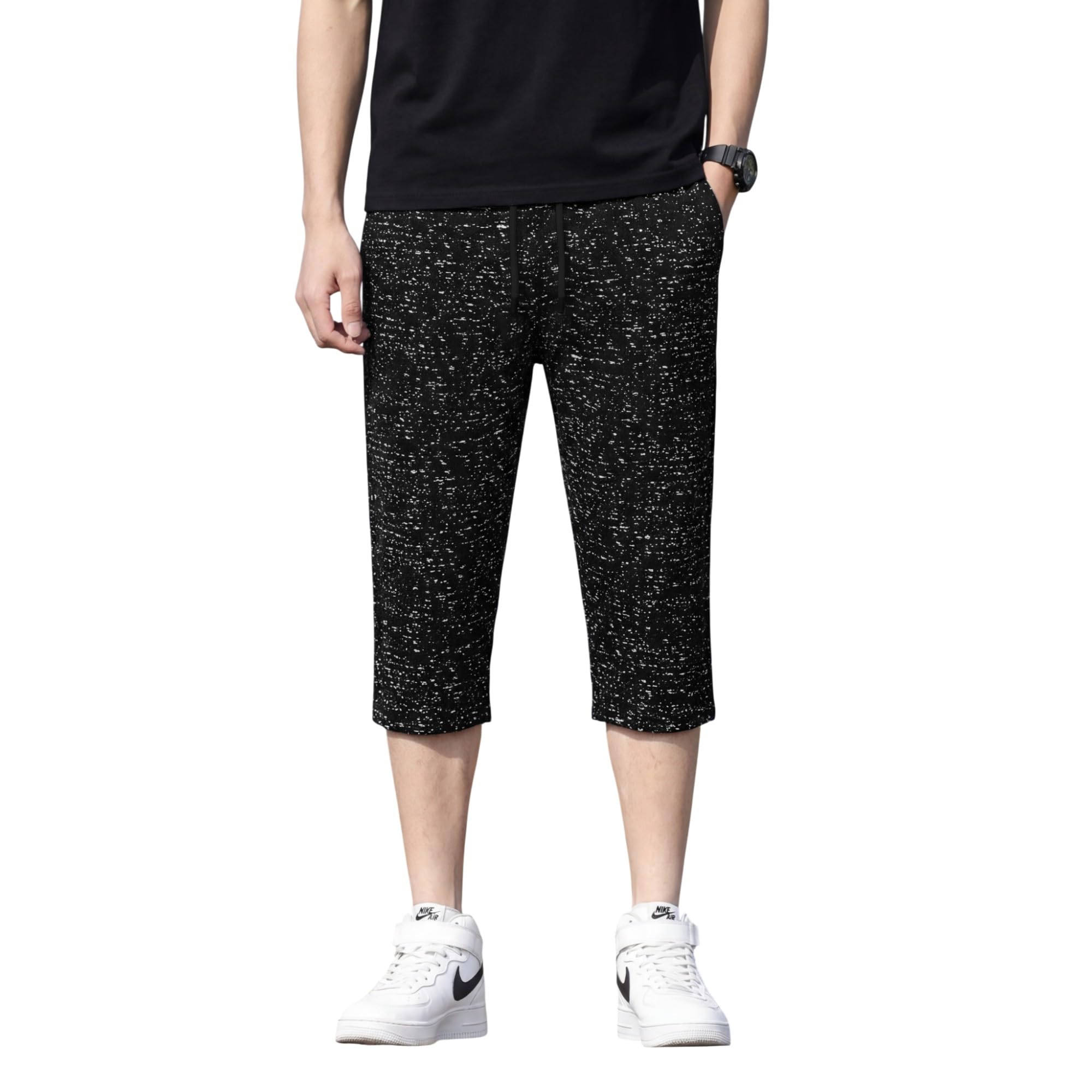 feel track Men's Regular Fit Three Fourth Capri (Pack of 1)-picture-25