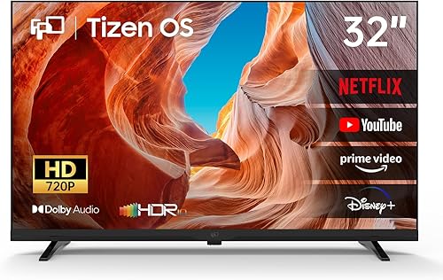Vista 9 de FPD Smart TV de 32 pulgadas, televisor LED HD con Google Play, televisores de pantalla plana con control remoto, HDR 10 Android TV con WiFi