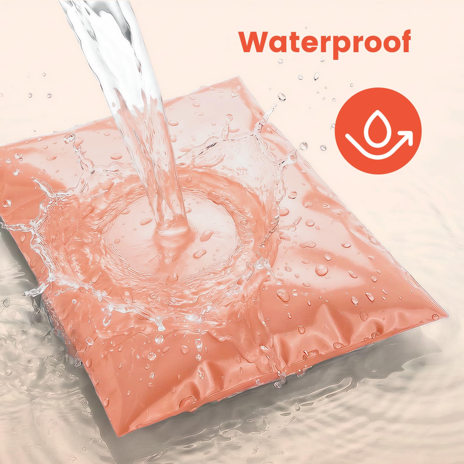 Metronic Buste per spedizioni in polietilene, 14,5 x 19 cm, resistenti, autosigillanti, impermeabili, resistenti agli strappi, sacchetti per piccole imprese, boutique, abbigliamento, rosa pesca