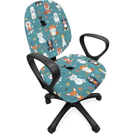 dog pattern chair