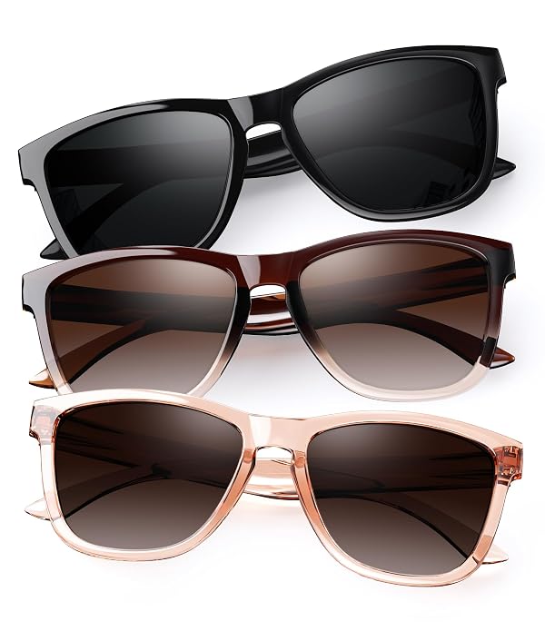 QALLY Sunglasses Womens Polarized Trendy Retro Sun Glasses UV400 Protection by QALLY - Used condition - US$24.47