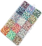 Chenkou Craft Random 100g/lot (Around 400pcs) 4-20mm Half Round Imitation Pearls Seastar Bow Rose Rhinestone Flat Back Pearl Bead Loose Beads (Mix 100g)