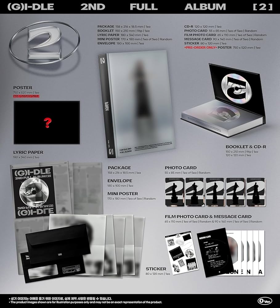 (G)I-DLE アルバムセット フルコンプ Amazon.co.jp: (G)I-DLE 2 TWO 2nd Album Contents+Photocard+
