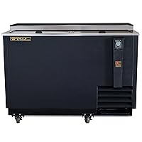 Vista 2 de True Enfriador de botellas Black Deep Well, 24 estuches / latas de 12 onzas