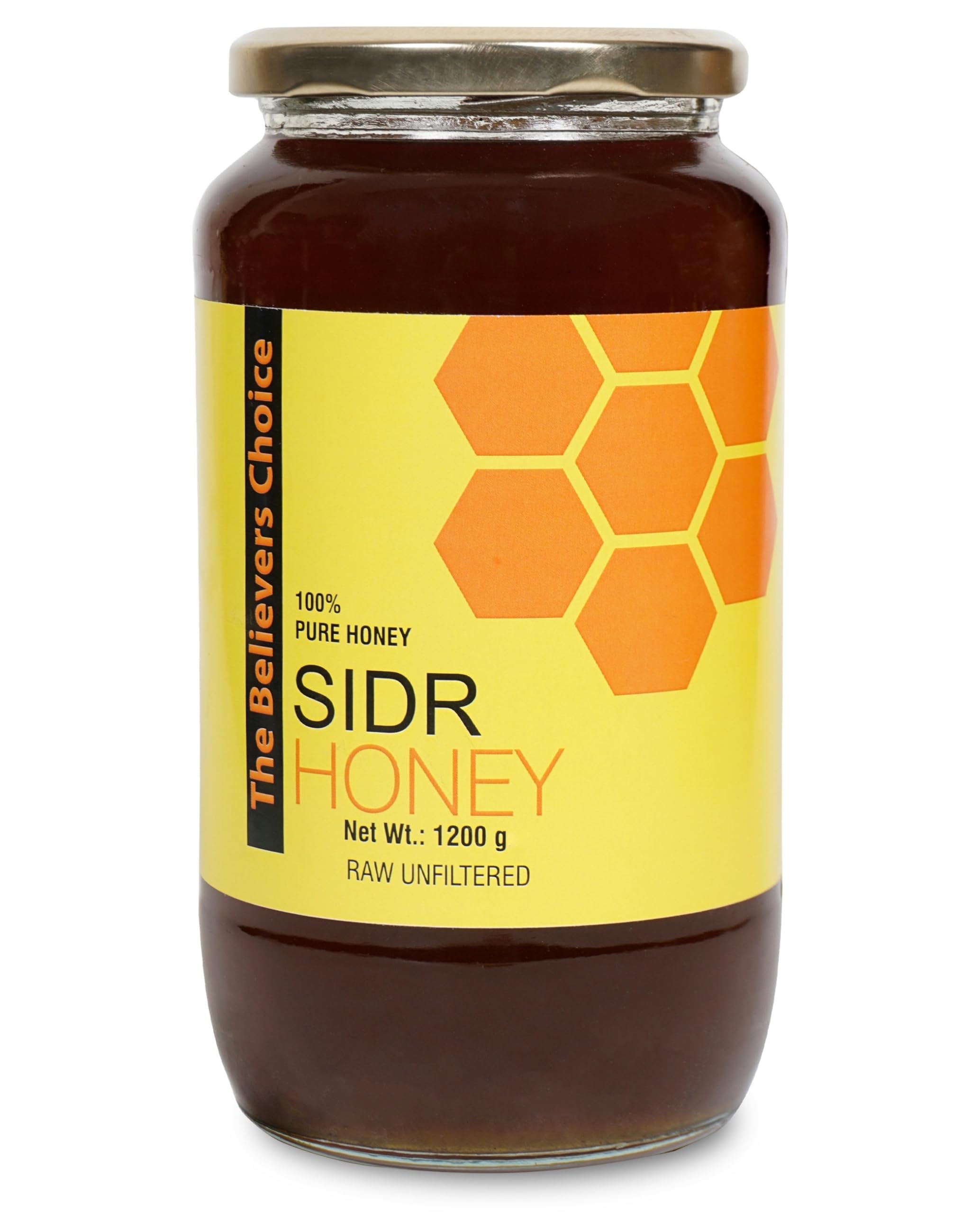 The Believers Choice - Wild Berry (Sidr) Honey 100% Pure Honey, Raw Natural Un-Processed - Un-Heated 1200gram Jar (pack of 1)-image-5
