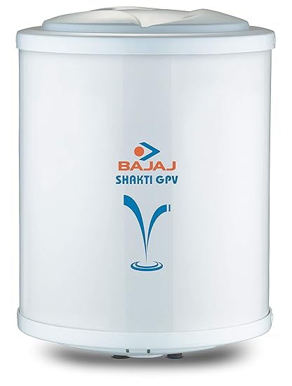 Bajaj Shakti GPV Storage 25 Litre Vertical Water Heater (White)