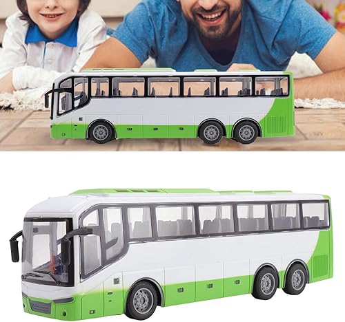 Miniatura 6 de FOSA Autobús de control remoto, luz LED simulada, autobús escolar RC 130, fácil control, juguete electrónico para vehículo, cumpleaños niño niña