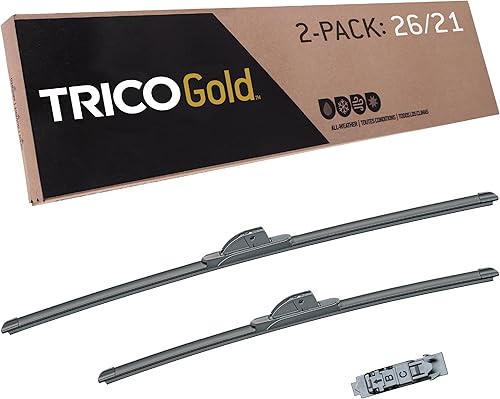 Miniatura 17 de TRICO Diamond 20" + 18" Limpiaparabrisas de repuesto premium para automóvil (juego de 2), limpiaparabrisas de haz para todas las estaciones para