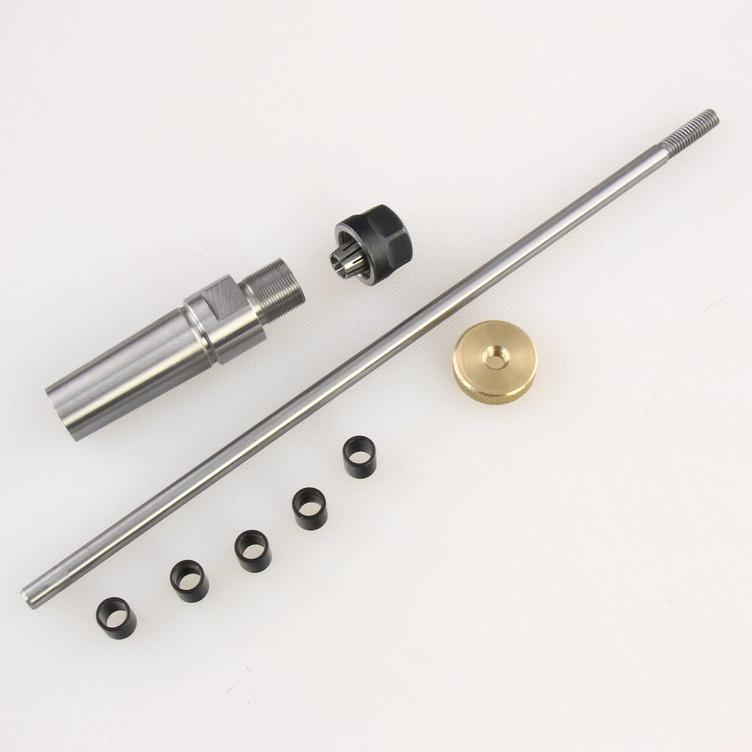 Hurricane Turning Tools, Lathe Pen Mandrel with Sliding 7mm Shaft, #2MT
