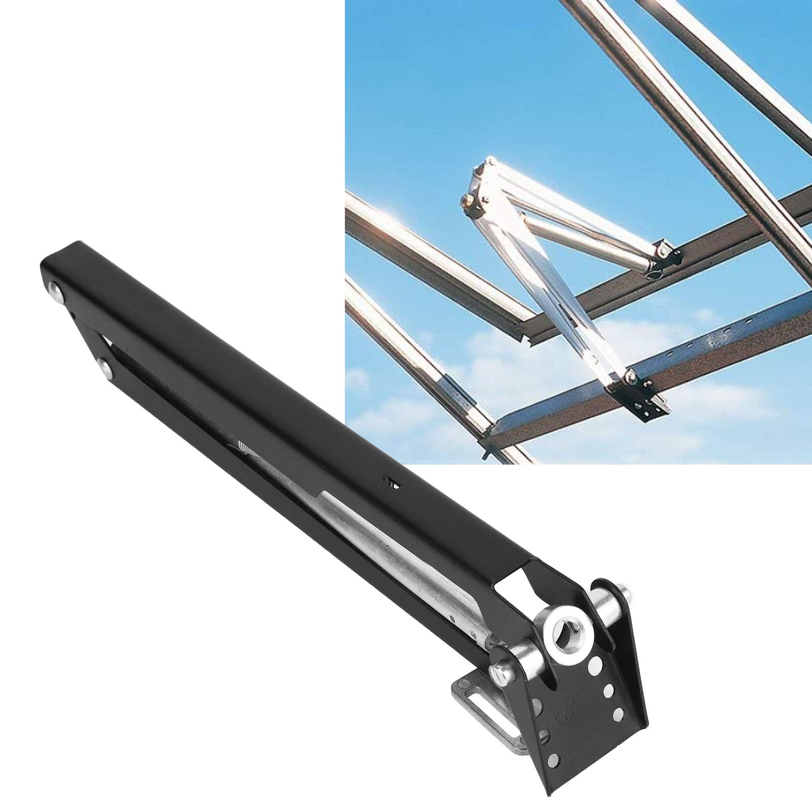 Omabeta Greenhouse Window Vent Opener, Greenhouse Window Opener Kit Aluminum Alloy Automatic Ventilation Garden Tools Agricultural Supply Window Opening Tool