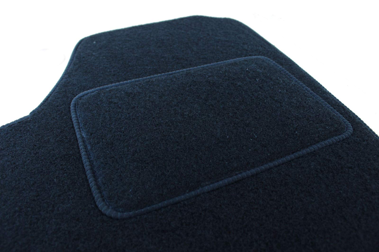 J&J AUTOMOTIVE Tapis de Sol en Velours Noir sur Mesure pour Audi A1 2010-2018, Ajustement Précis, Base Antidérapante, Zone des Pédales Renforcée