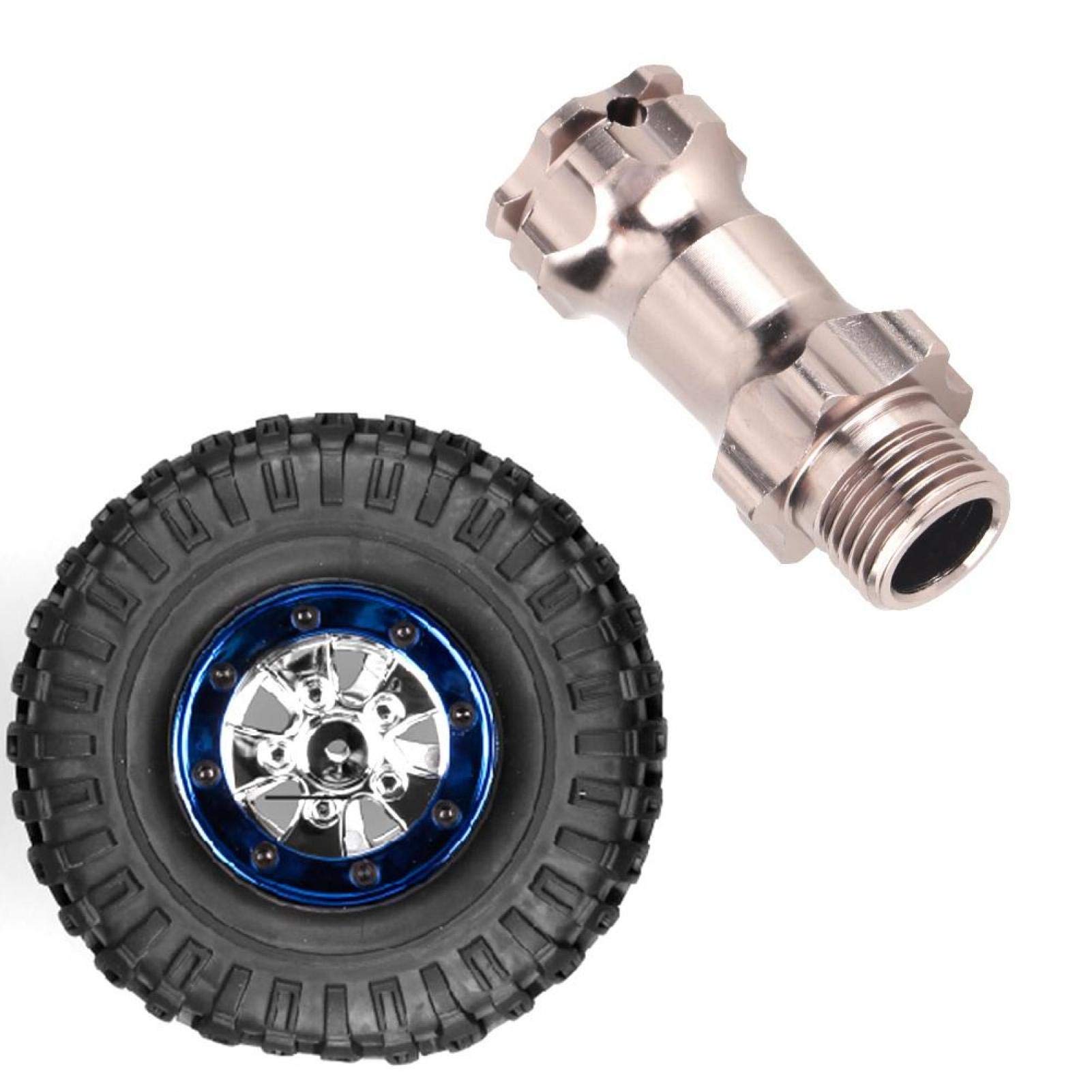 Adaptateur D'Extension RC Stable En Aluminium Hex 17mm Pour Voiture RC 1:8 - Noir