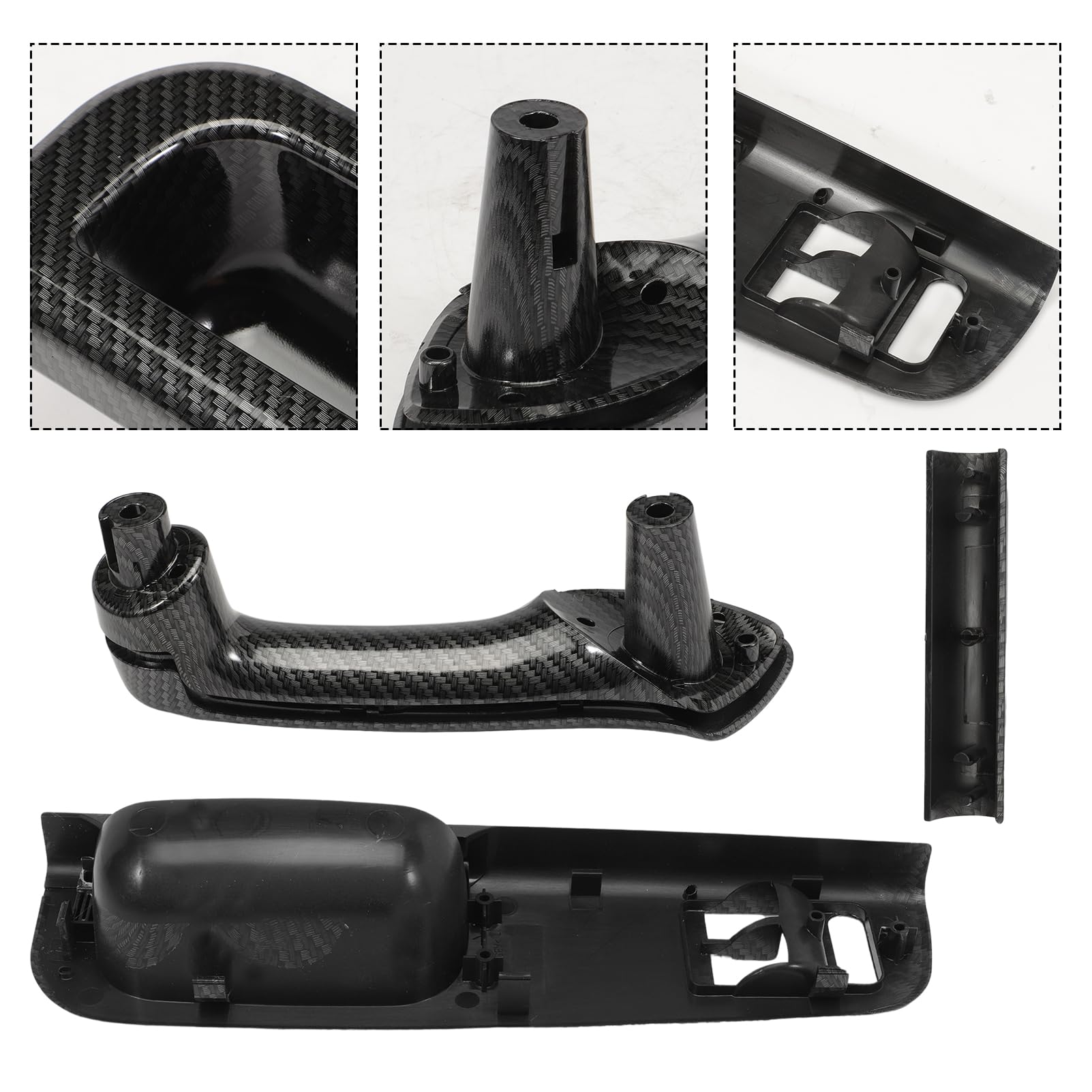 Pannello per maniglia della porta principale, rivestimento della porta anteriore in carbonio anteriore sinistro per Golf IV 1J1 Variant 1J6 3B1867171D 1J0867172A