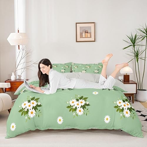 Erosebridal - Funda de edredón con diseño de caricatura, bonita, cálida, estilo de cubrecama, suave, transpirable, bonito patrón, fundas cómodas