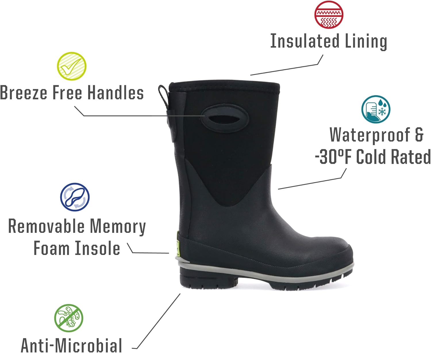  | Western Chief Kids Neoprene Kid's Boots (Toddler/Little Kid/Big Kid) | Boots