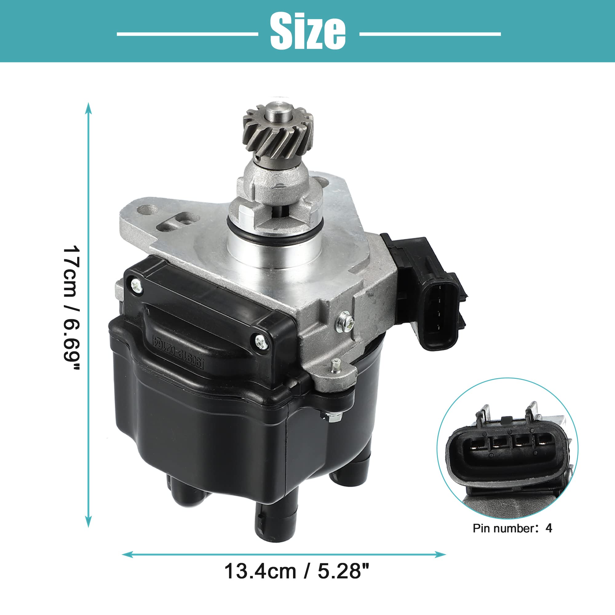 X AUTOHAUX Coche Encendido Distribuidor 1905075020 19050-75020 3177466 D9099 TY42