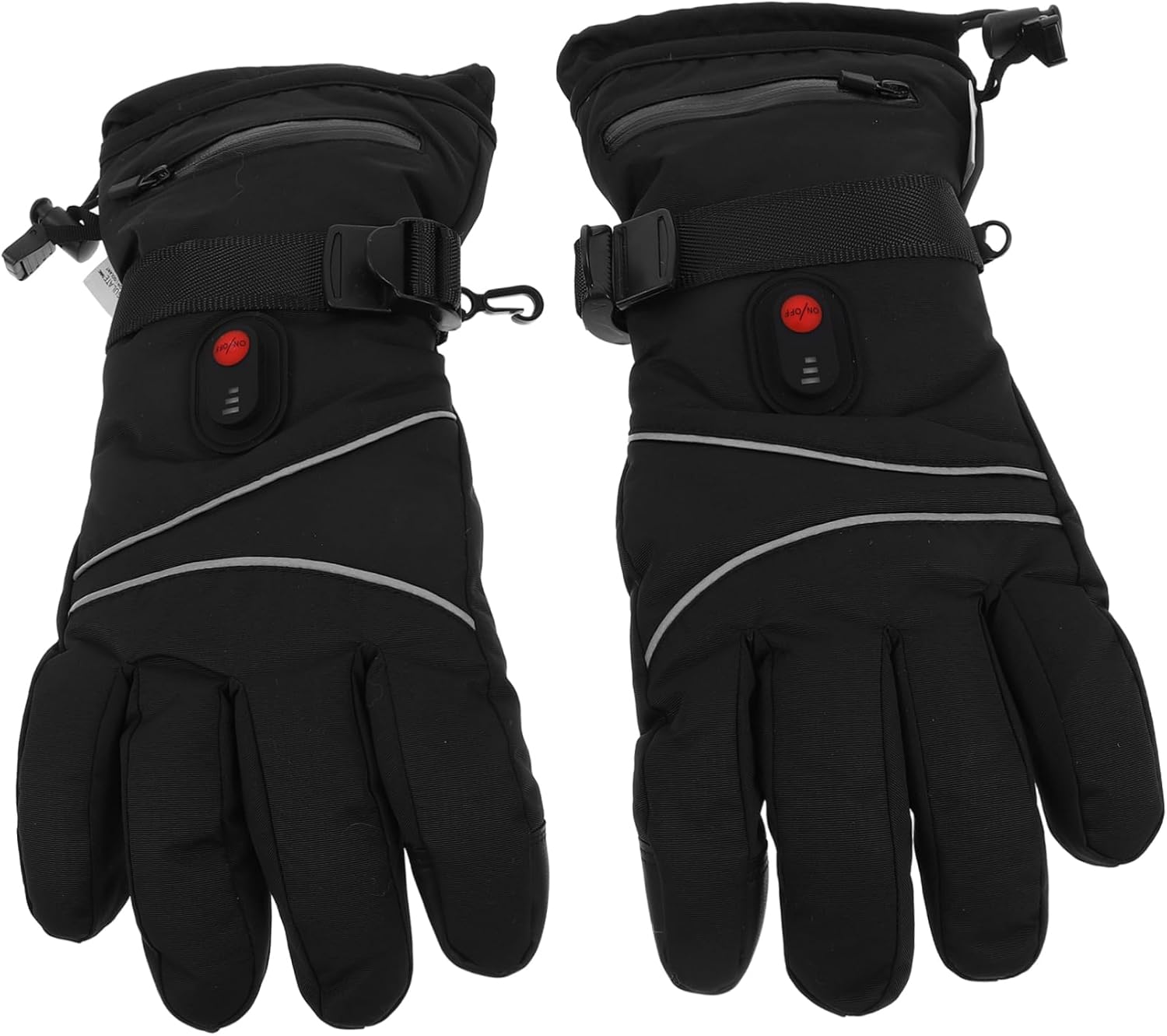OUNONA 1pair Rechargeable Heated Gloves for Men and Women Touchscreen Thermal Hand Warmers Windproof and Breathable Design for Skiing Hiking and Cold Weather Activities